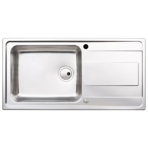 Abode Ixis 1 Bowl Kitchen Sink - Stainless Steel | Compare The Build