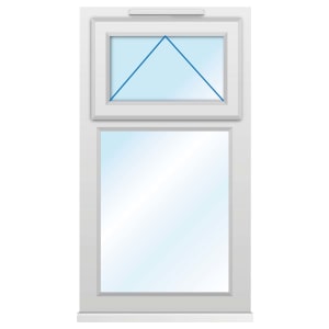 Euramax uPVC White Top Hung Casement Window 610x1010mm Price Comparisons | Compare The Build