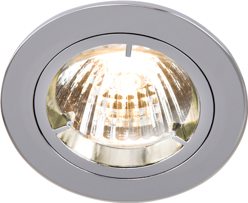 KnightsBridge IP20 230V GU10 Chrome Recessed Fixed Twist & Lock Downlight Price Comparisons | Compare The Build