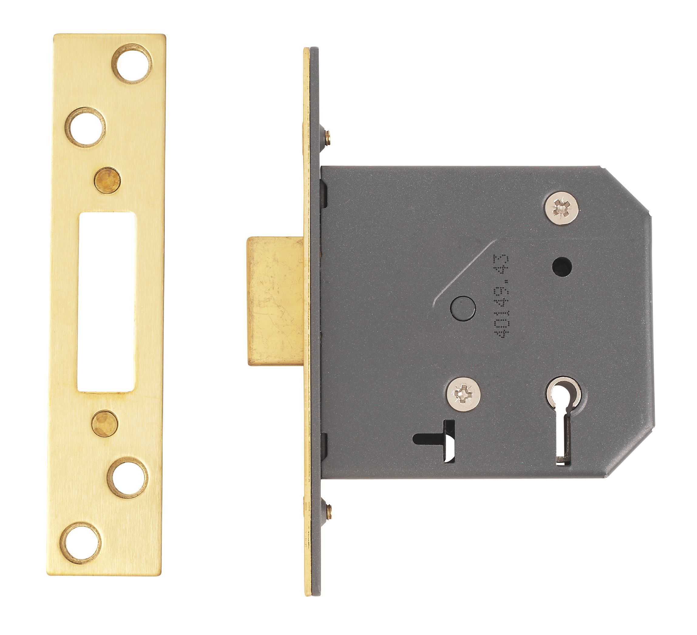 Yale 76mm Polished Brass 5 Lever Deadlock Price Comparisons | Compare The Build