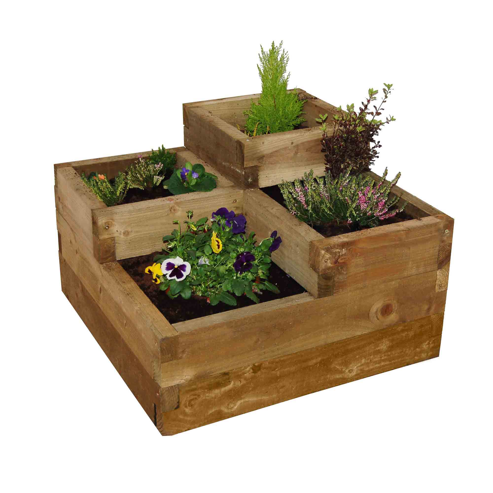 Forest Garden 56 X 90 X 90 Wood Raised Bed Kit | Compare The Build