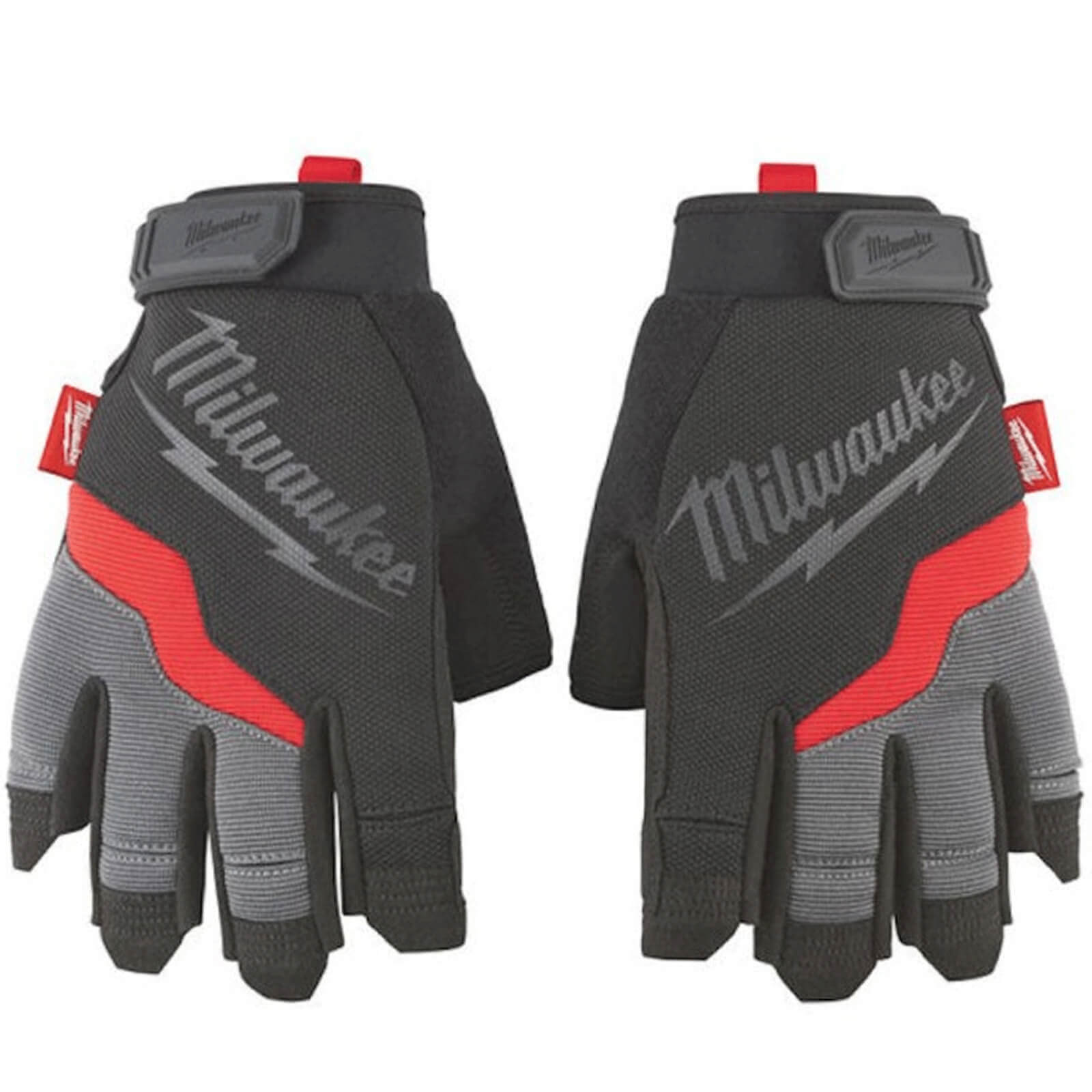 Milwaukee Fingerless Gloves Black / Grey L Price Comparisons | Compare The Build
