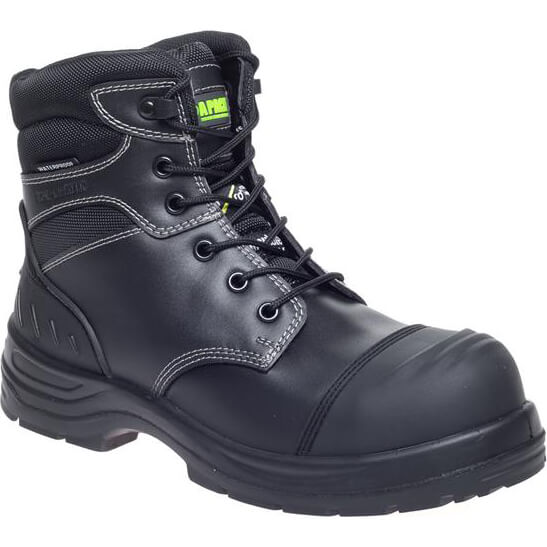 Apache Hercules Non Metallic Waterproof Safety Boots Black Size 8 | Compare The Build