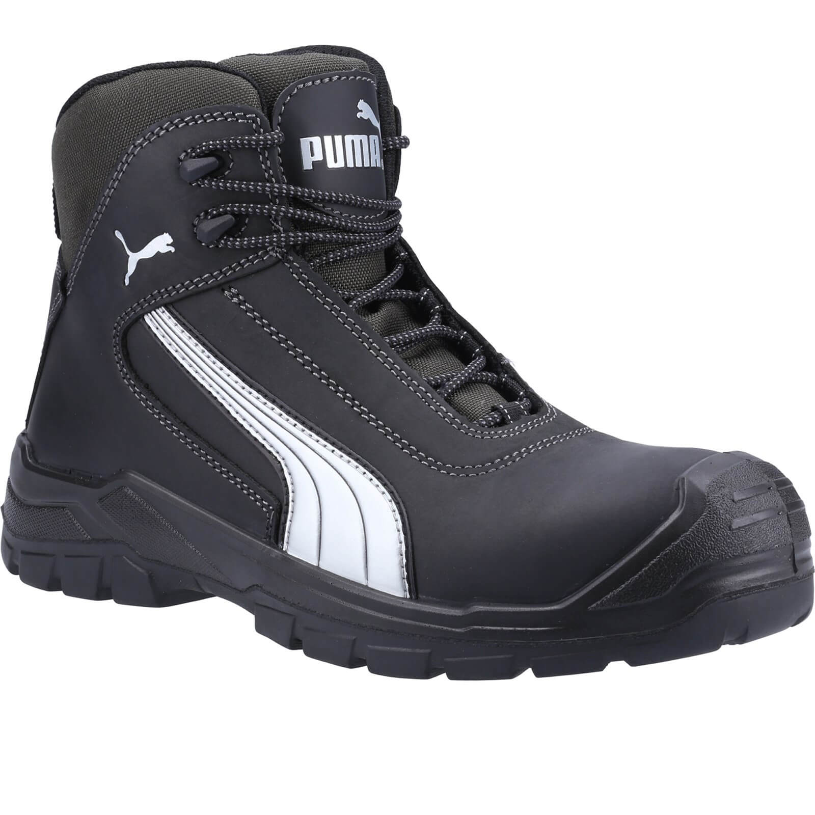 Puma Mens Safety Cascades Mid Safety Boots Black Size 6 Price Comparisons | Compare The Build