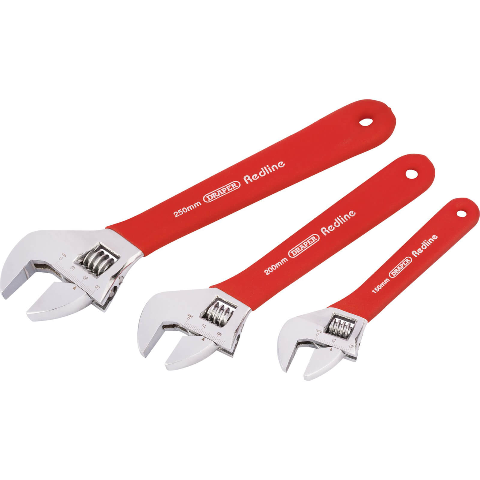 Draper Redline 3 Piece Soft Grip Adjustable Spanner Set Price Comparisons | Compare The Build