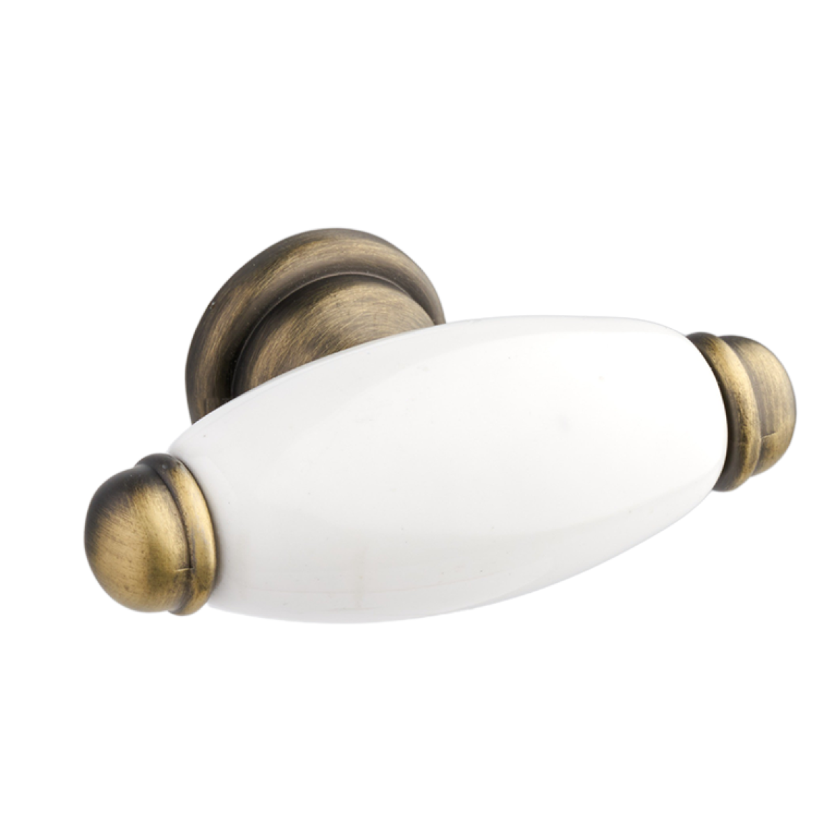 Hampstead White Porcelain Knob 60mm Antique Brass Price Comparisons | Compare The Build