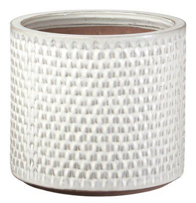 Terrastyle Nurgul Ivory Terracotta Textured Plant Pot (Dia)28Cm Price Comparisons | Compare The Build