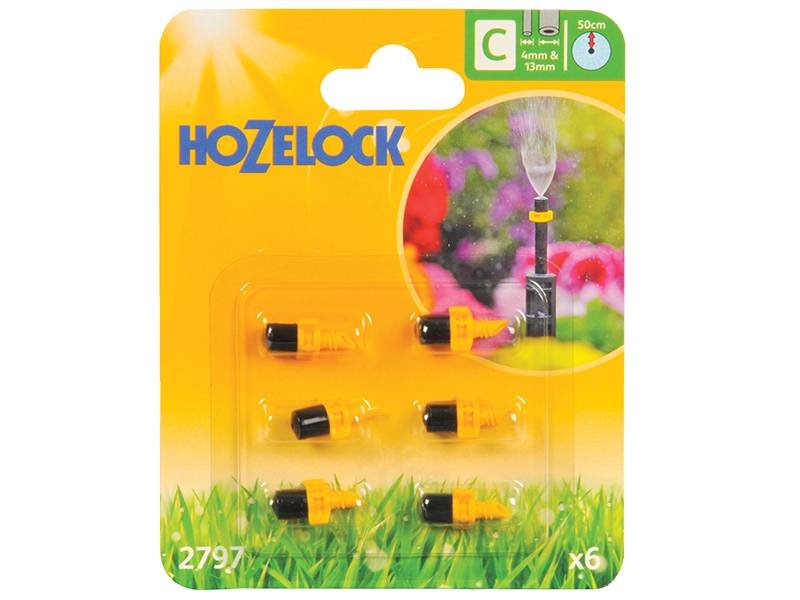 Hozelock HOZ2797 2797 Mist Micro Spray Jet (Pack 6) | Compare The Build