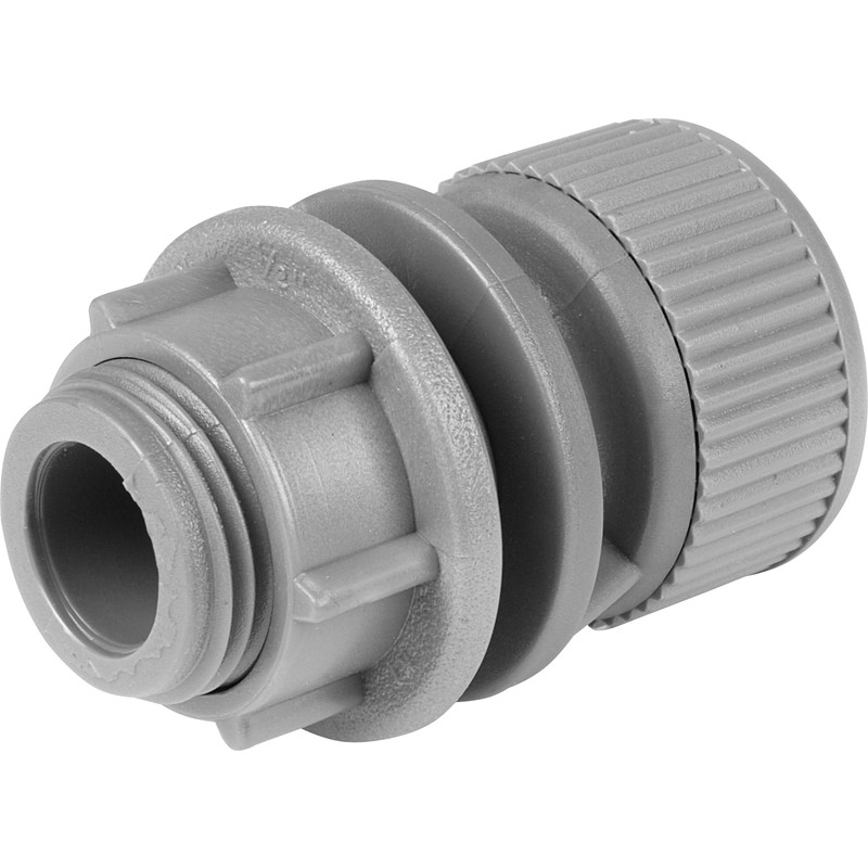 Unbranded Tank Connector 15mm in Grey Plastic Price Comparisons | Compare The Build