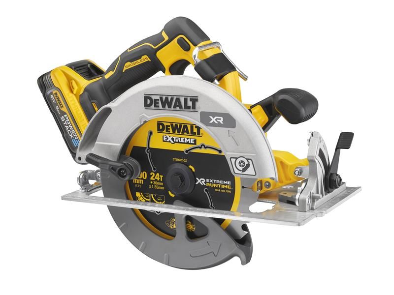 DEWALT DEWDCS573H2T DCS573H2T XR Advantage Circular Saw 190mm 18V 2 x 5.0Ah POWERSTACK™ Li-ion | Compare The Build