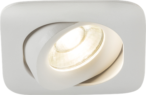 KnightsBridge Odina Single Tilt Square Downlight White Price Comparisons | Compare The Build