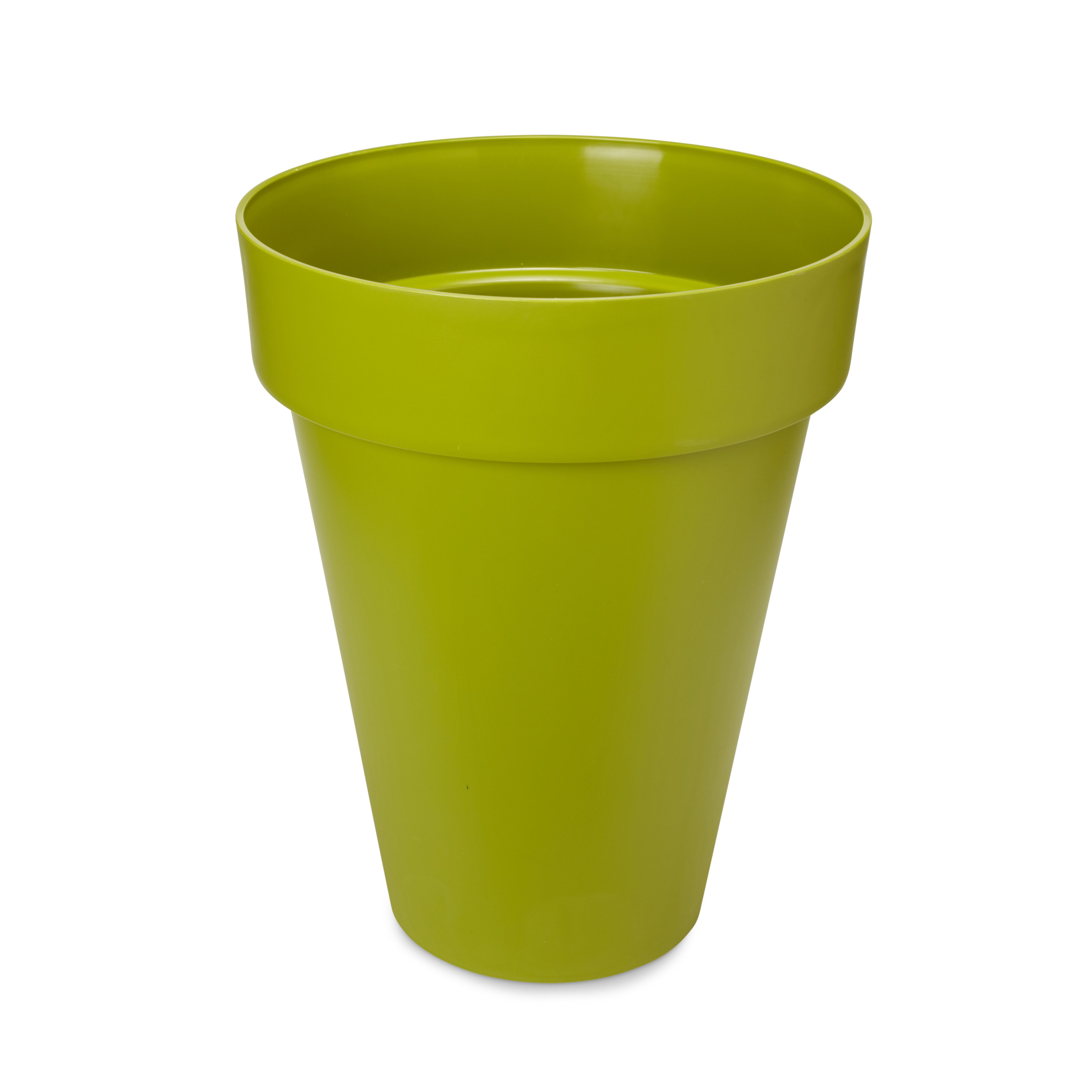 Blooma Nurgul Green Plastic Round Plant Pot (Dia)40Cm Price Comparisons | Compare The Build