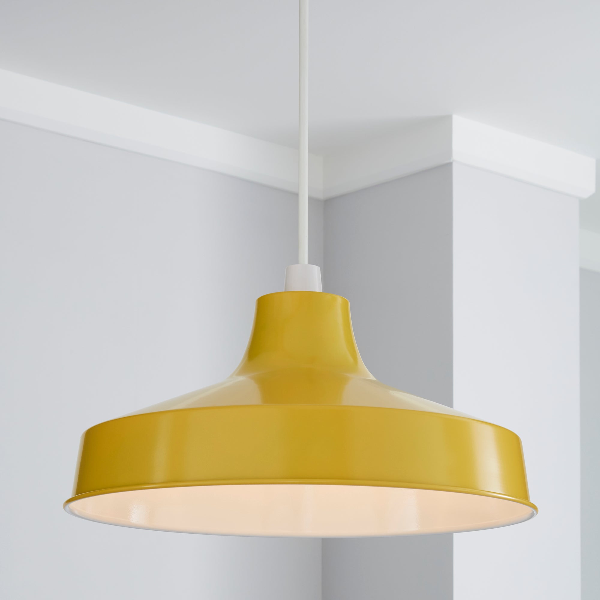 Stern 39cm Ochre Easy Fit Pendant Ochre Yellow Price Comparisons | Compare The Build