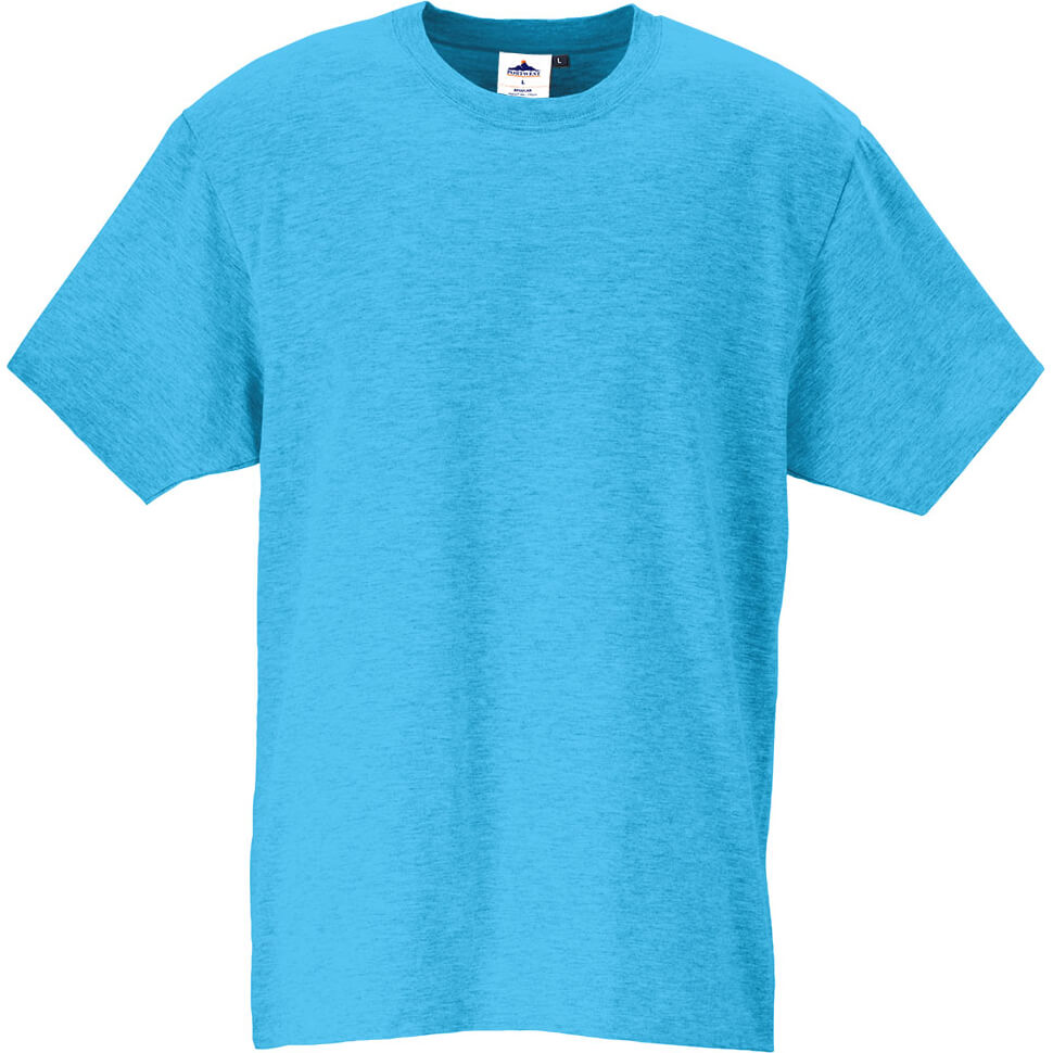 Portwest B195 Turin Premium T-Shirt Sky Blue 2XL Price Comparisons | Compare The Build