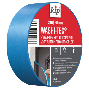 Kip Washi-Tec Outdoor Masking Tape - 36mm x 50m Price Comparisons | Compare The Build