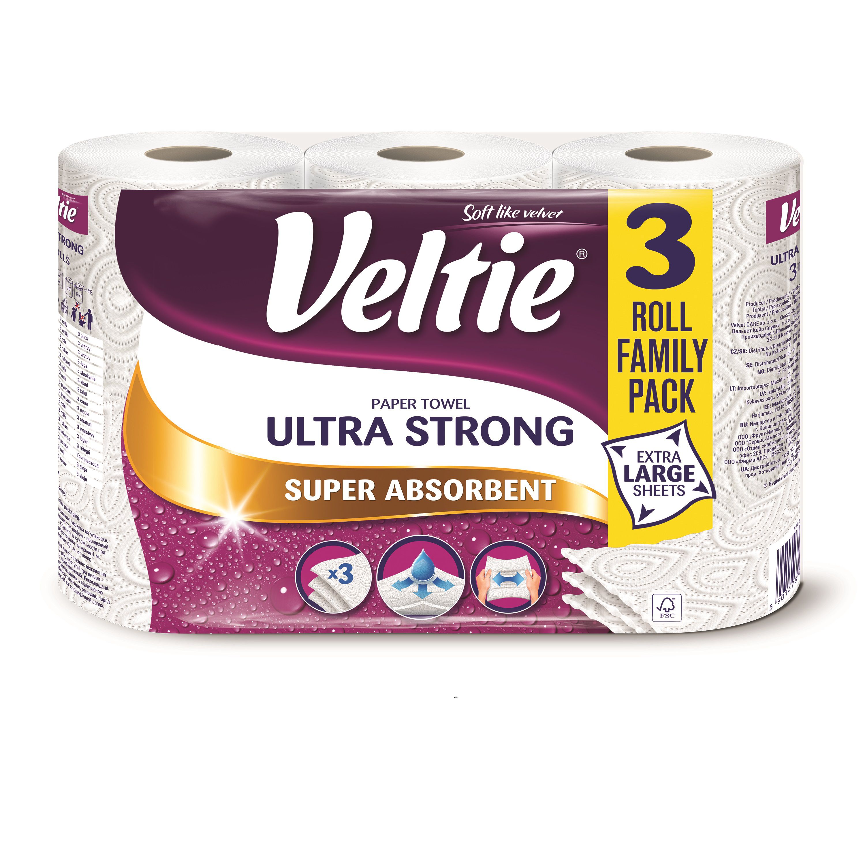 Veltie White Paper Towels, Pack Of 3 Price Comparisons | Compare The Build