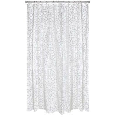 Cooke & Lewis Tulipa White Floral Shower Curtain (L)2000mm Price Comparisons | Compare The Build