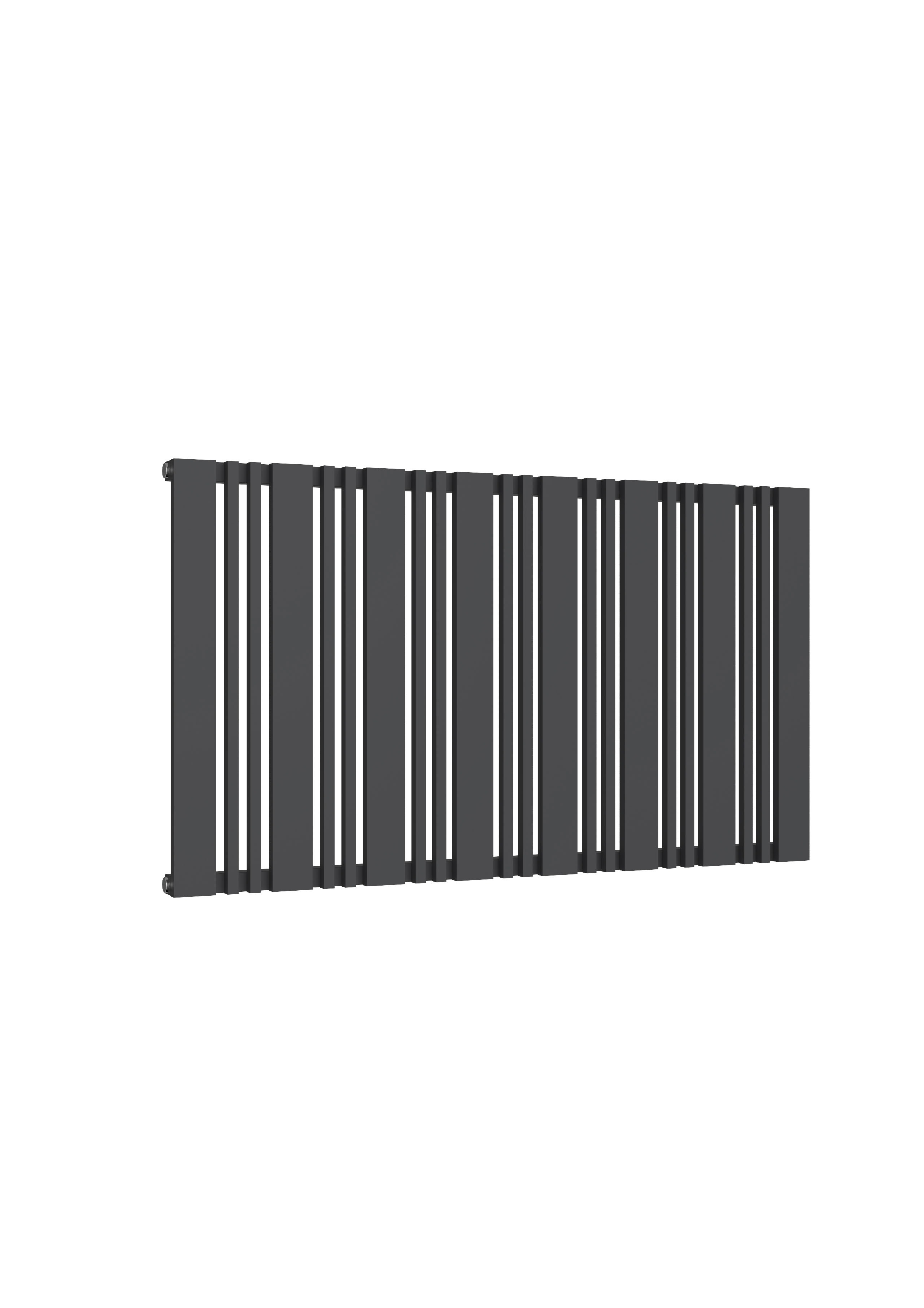 Reina Bonera Horizontal Designer Radiator, Anthracite, 550mm x 984mm Price Comparisons | Compare The Build