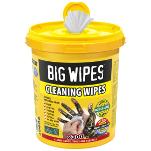 Big Wipes Trade Cleaning Wipes - Bucket of 300 | Compare The Build