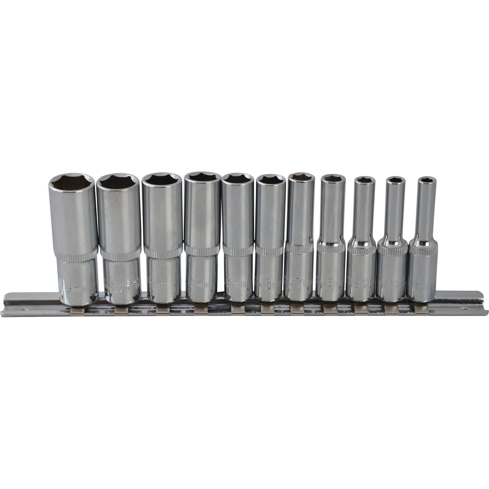 BlueSpot 11 Piece 1/4" Drive Deep Hex Socket Set Metric 1/4" Price Comparisons | Compare The Build