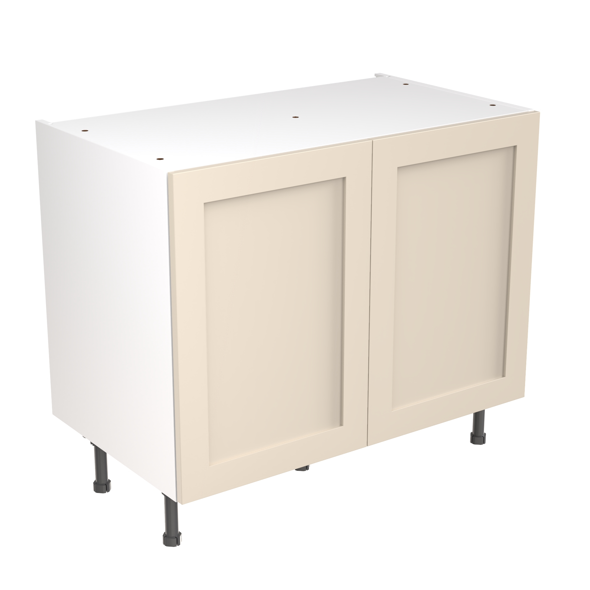 Flatpack Base Unit Shaker Ultra Matt Cashmere 1000mm - FKKH0608 Price Comparisons | Compare The Build