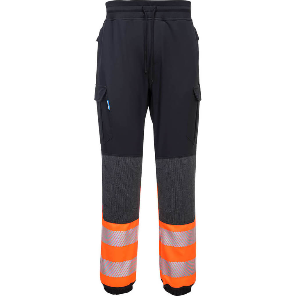 Portwest KX3 Hi Vis Flexi Trousers Black / Orange 2XL 31" Price Comparisons | Compare The Build