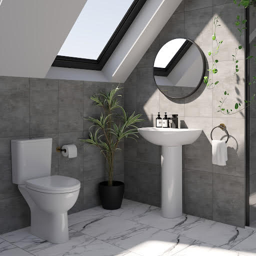 Baystone Toulouse Premium Toilet & Basin Cloakroom Suite Price Comparisons | Compare The Build