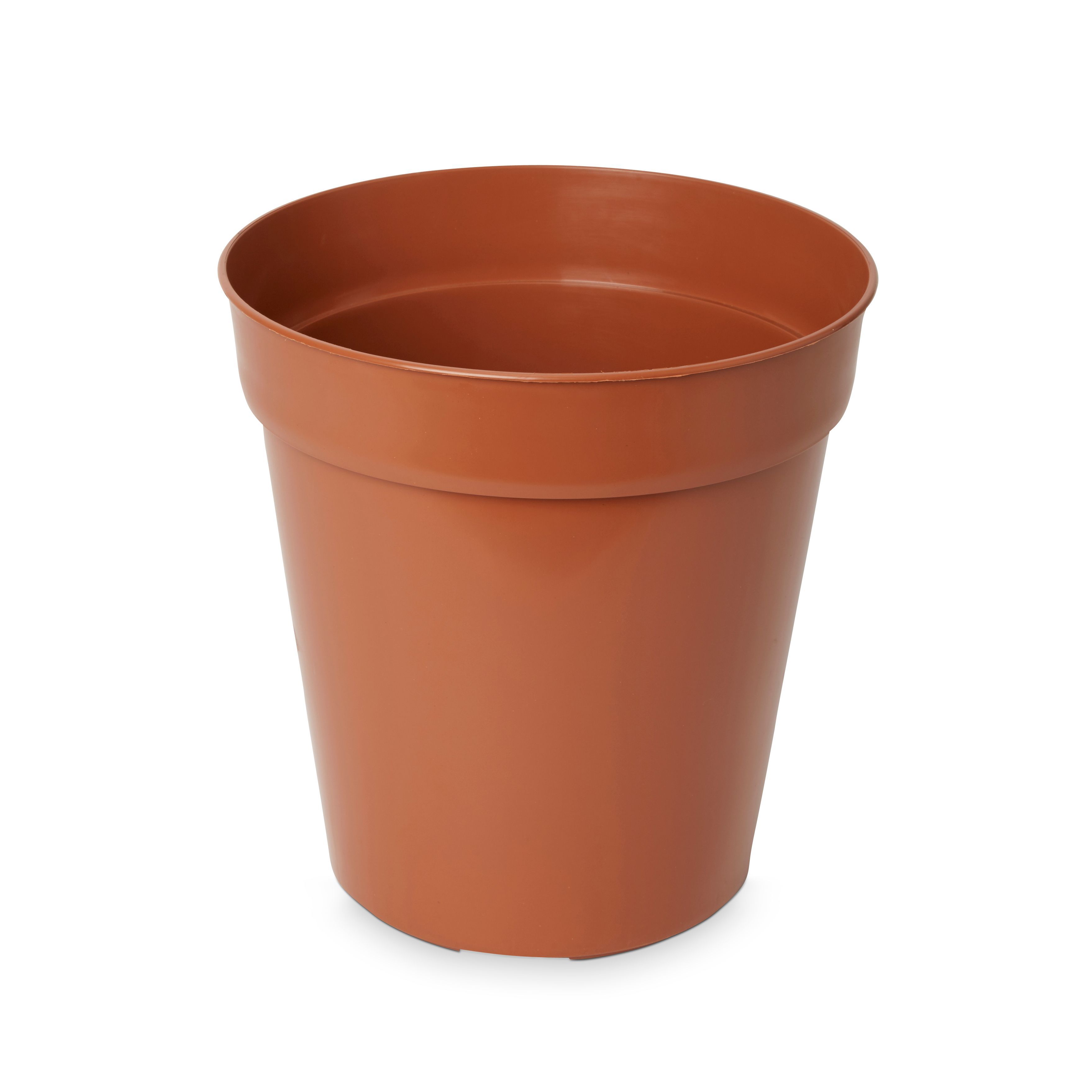 Verve Lei Terracotta Plastic Circular Grow Pot (Dia)25.4Cm Price Comparisons | Compare The Build