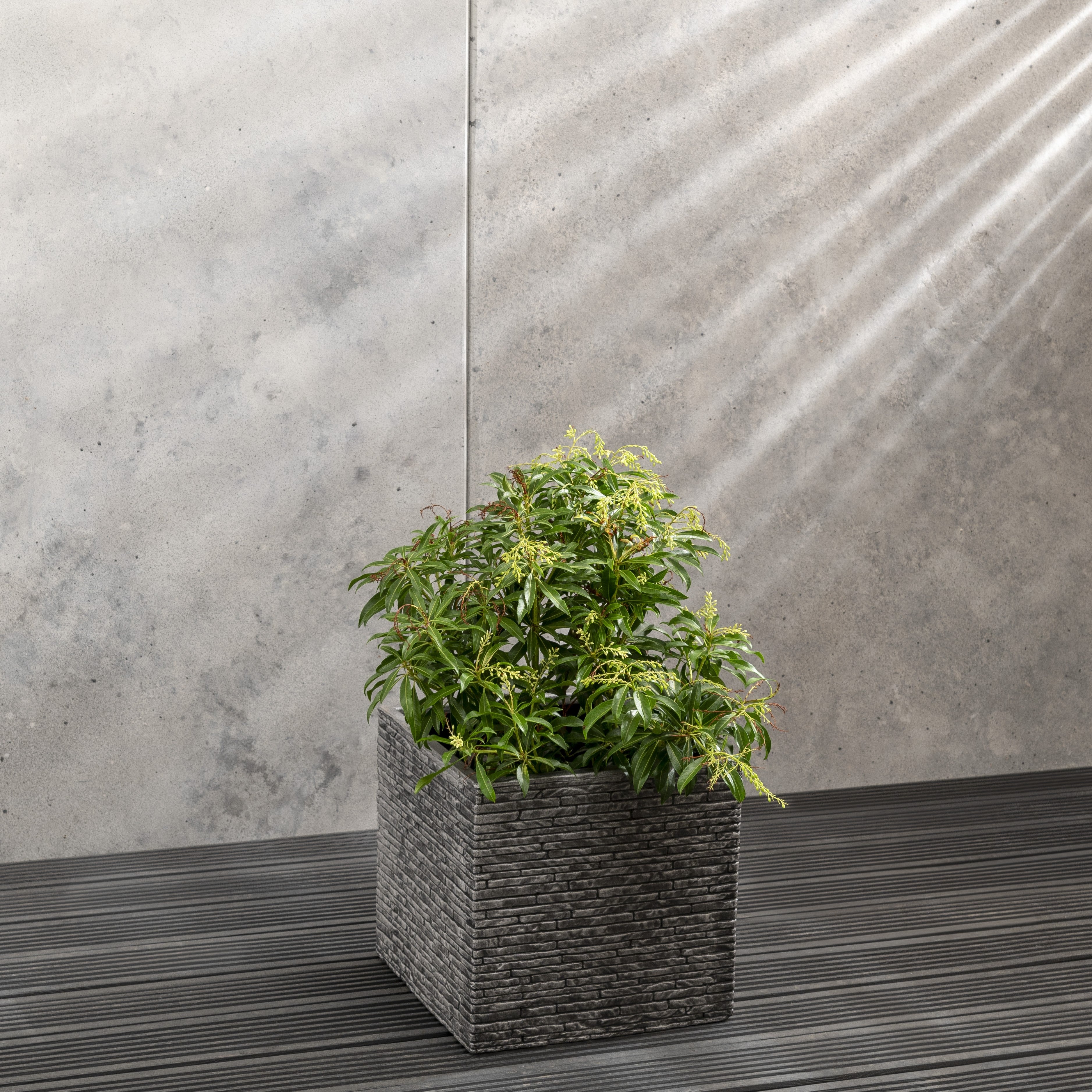 Slate Planter Square Pewter Price Comparisons | Compare The Build