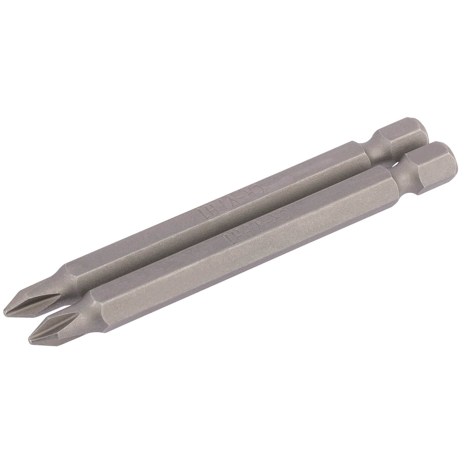 Draper Phillips Screwdriver Bit PH1 75mm Pack of 2 Price Comparisons | Compare The Build