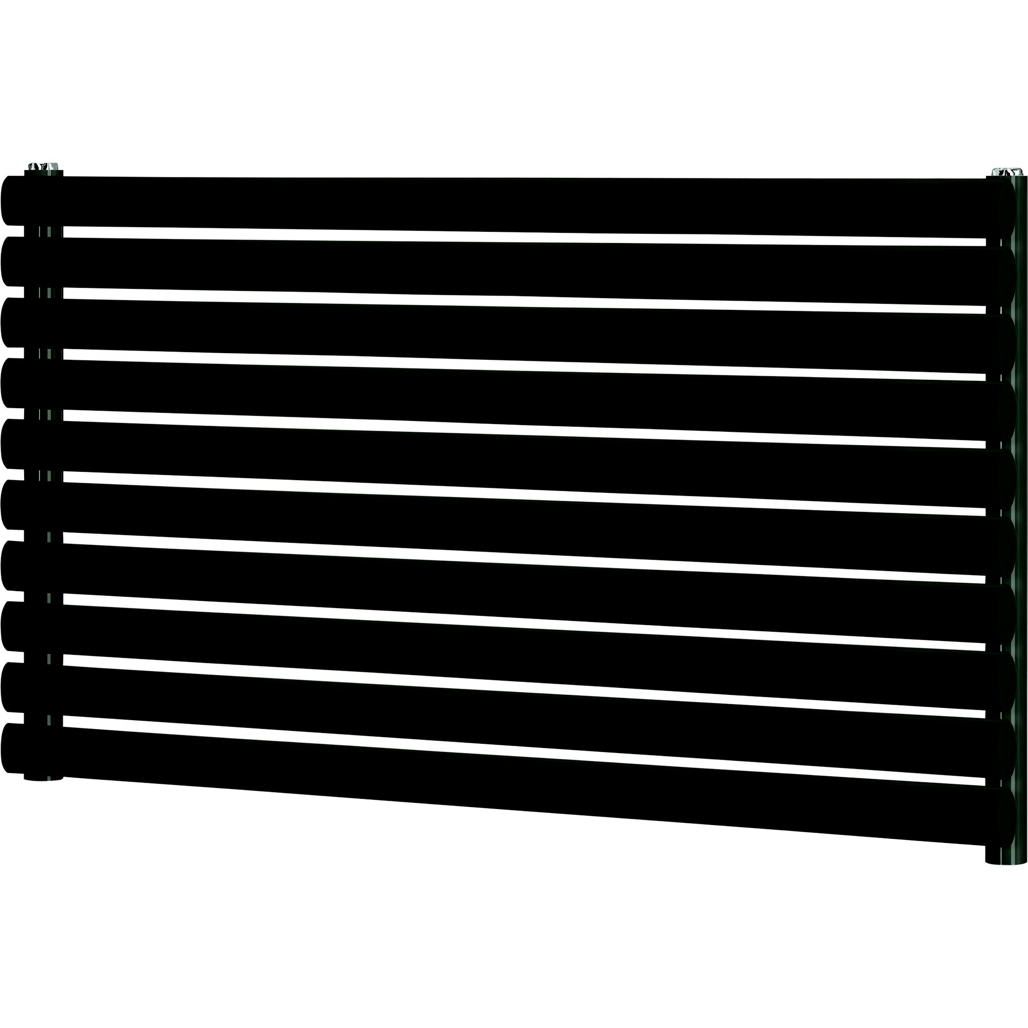 Blyss Wickham Anthracite Horizontal Designer Radiator, (W)1200mm X (H)600mm Price Comparisons | Compare The Build