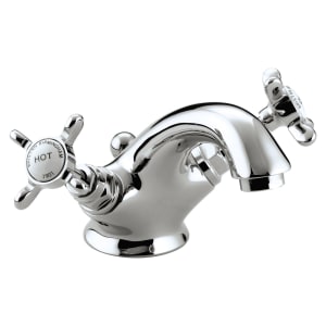 Bristan 1901 Chrome Crosshead Basin Mixer Tap with Pop-Up Waste Price Comparisons | Compare The Build