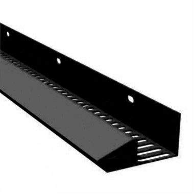 Manthorpe Continuous Soffit Vent (10,000mm2) - 2.44m Black Manthorpe Building Products G800/BK Price Comparisons | Compare The Build