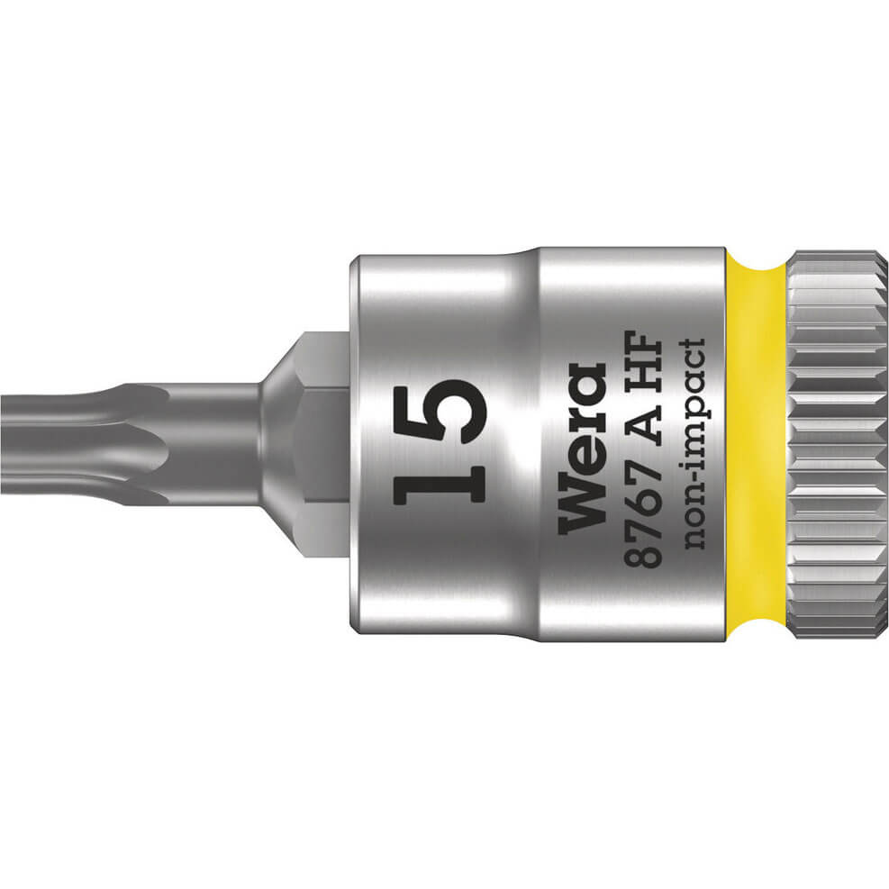 Wera 8767 A HF Zyklop 1/4" Drive Torx Socket Bit 1/4" T15 Price Comparisons | Compare The Build