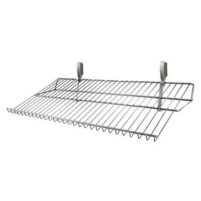 Silver Effect Shoe Shelf (H)50mm | Compare The Build