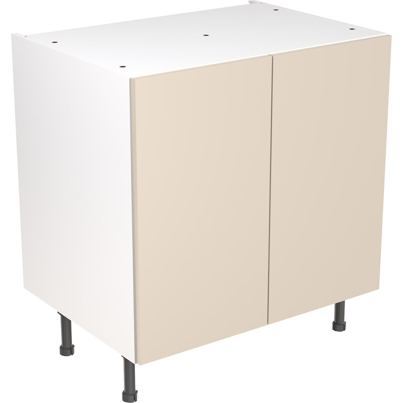 Kitchen Kit Ready Made Slab Kitchen Cabinet Base Unit Super Gloss 800mm in Cashmere Price Comparisons | Compare The Build