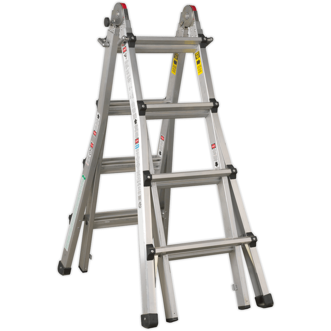 Sealey Telescopic 4 Way Combination Ladder 4.5m Price Comparisons | Compare The Build