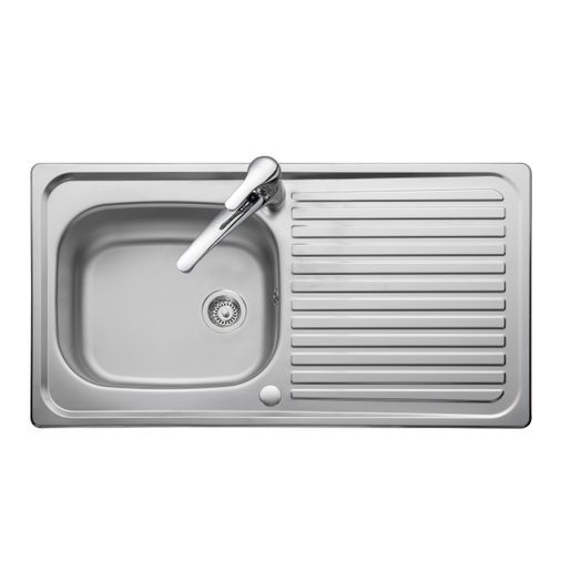 Iflo Stainless Steel 1 Taphole Kitchen Sink 1.0 Bowl, Reversible | Compare The Build