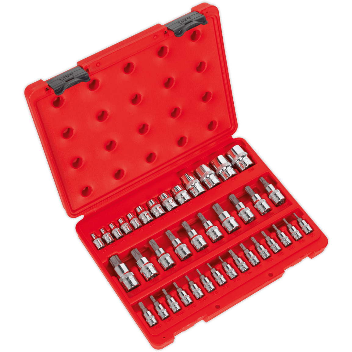 Sealey 38 Piece Combination Drive Torx / Security Torx Socket and Socket Bit Set Combination Price Comparisons | Compare The Build