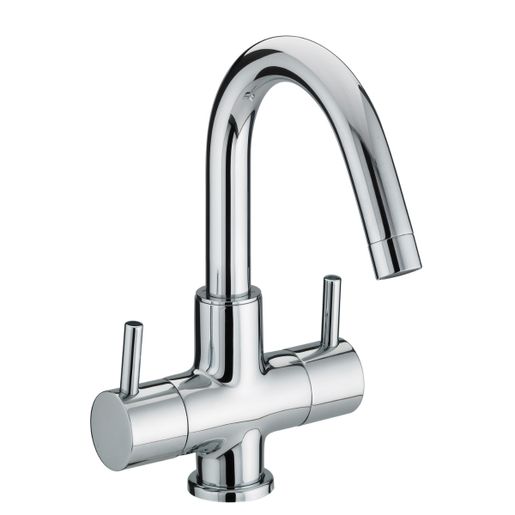 Bristan Prism 2 Handle Basin Mixer Tap With Swivel Spout Chrome Price Comparisons | Compare The Build