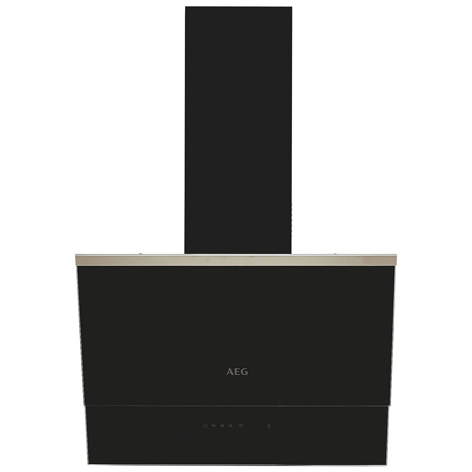 AEG DVB5560B 55 cm Angled Chimney Cooker Hood - Black | Compare The Build