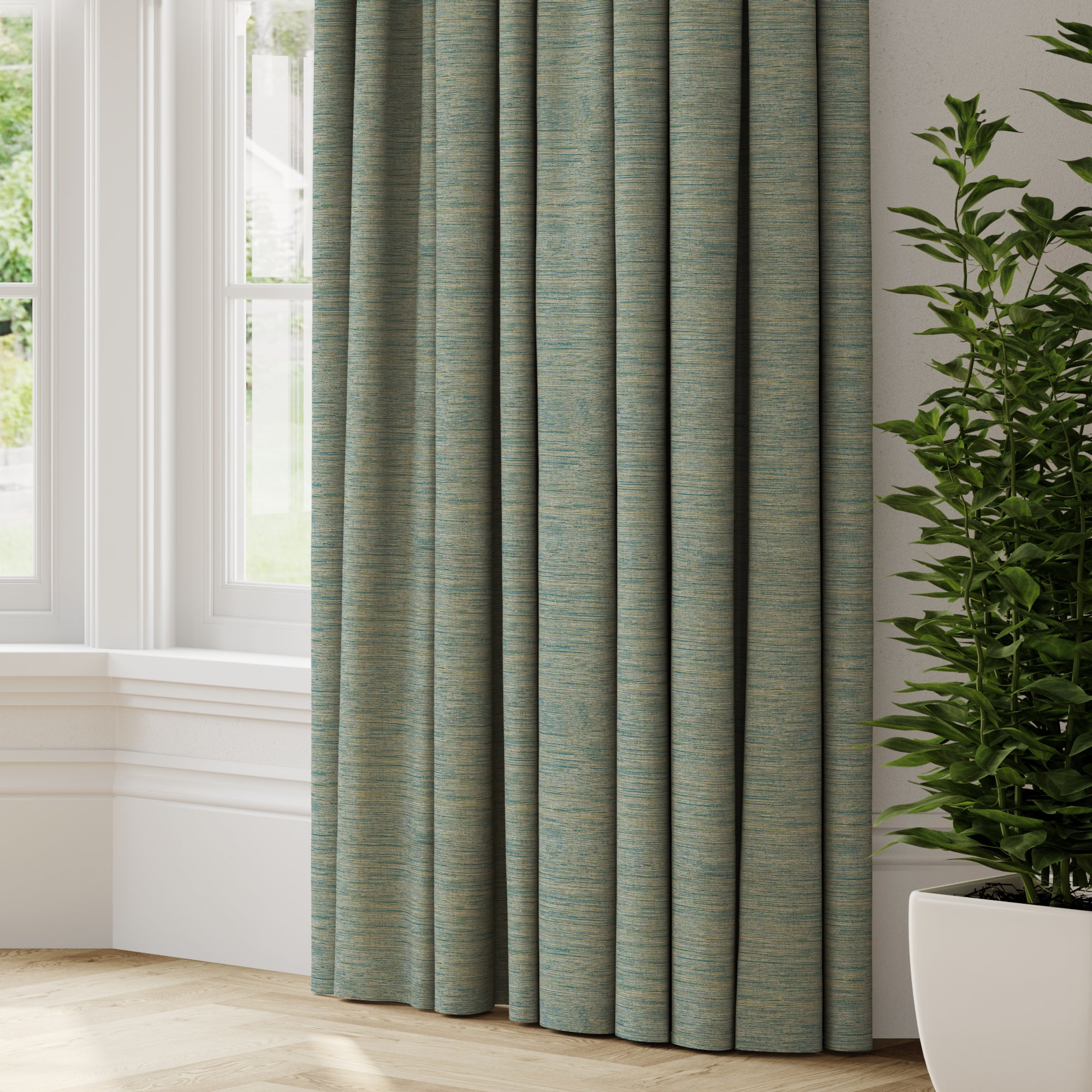 Sian Made to Measure Curtains Sian Teal Price Comparisons | Compare The Build