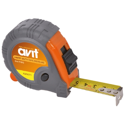 Avit Heavy Duty Tape Measure - 5m (16ft) Price Comparisons | Compare The Build