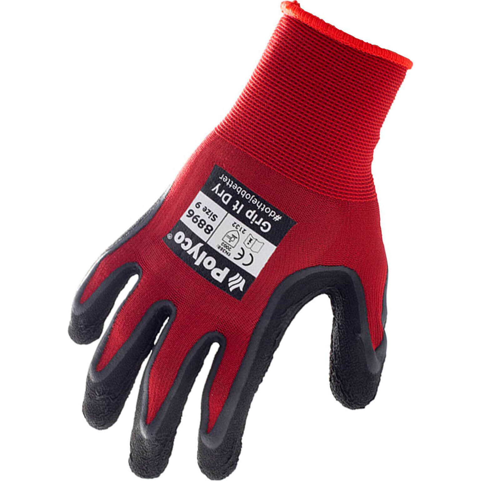 Polyco Sponge Latex Grip It Dry Gloves L Price Comparisons | Compare The Build