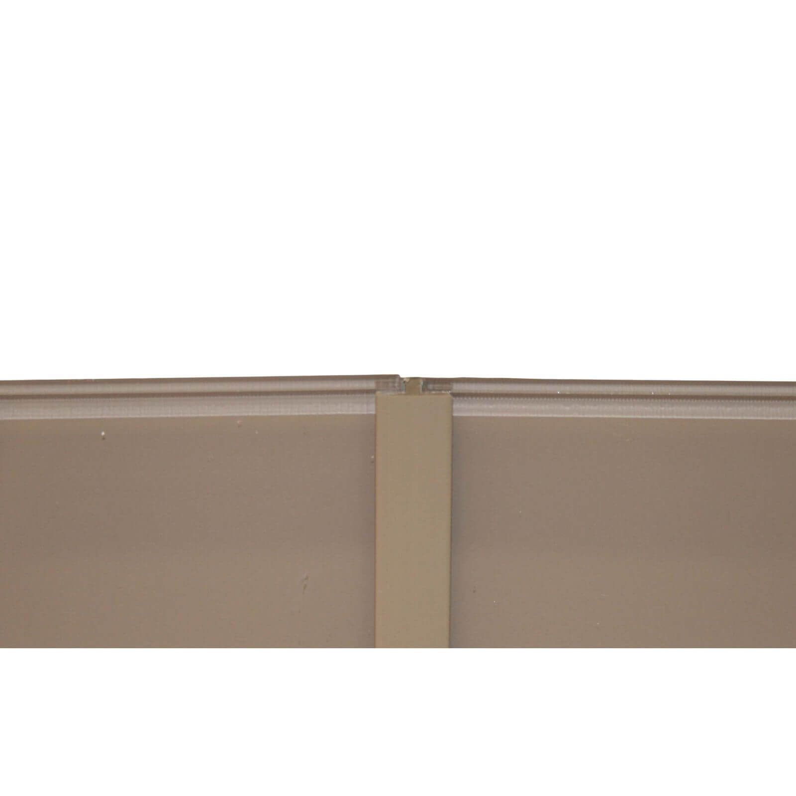 Zenolite Colour Matched PVC Straight Joint - Splashback Profile - 1250mm - Mocha Price Comparisons | Compare The Build