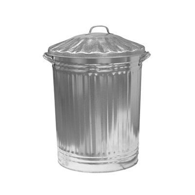 Parasene Silver Outdoor Litter Bin, 90L Price Comparisons | Compare The Build