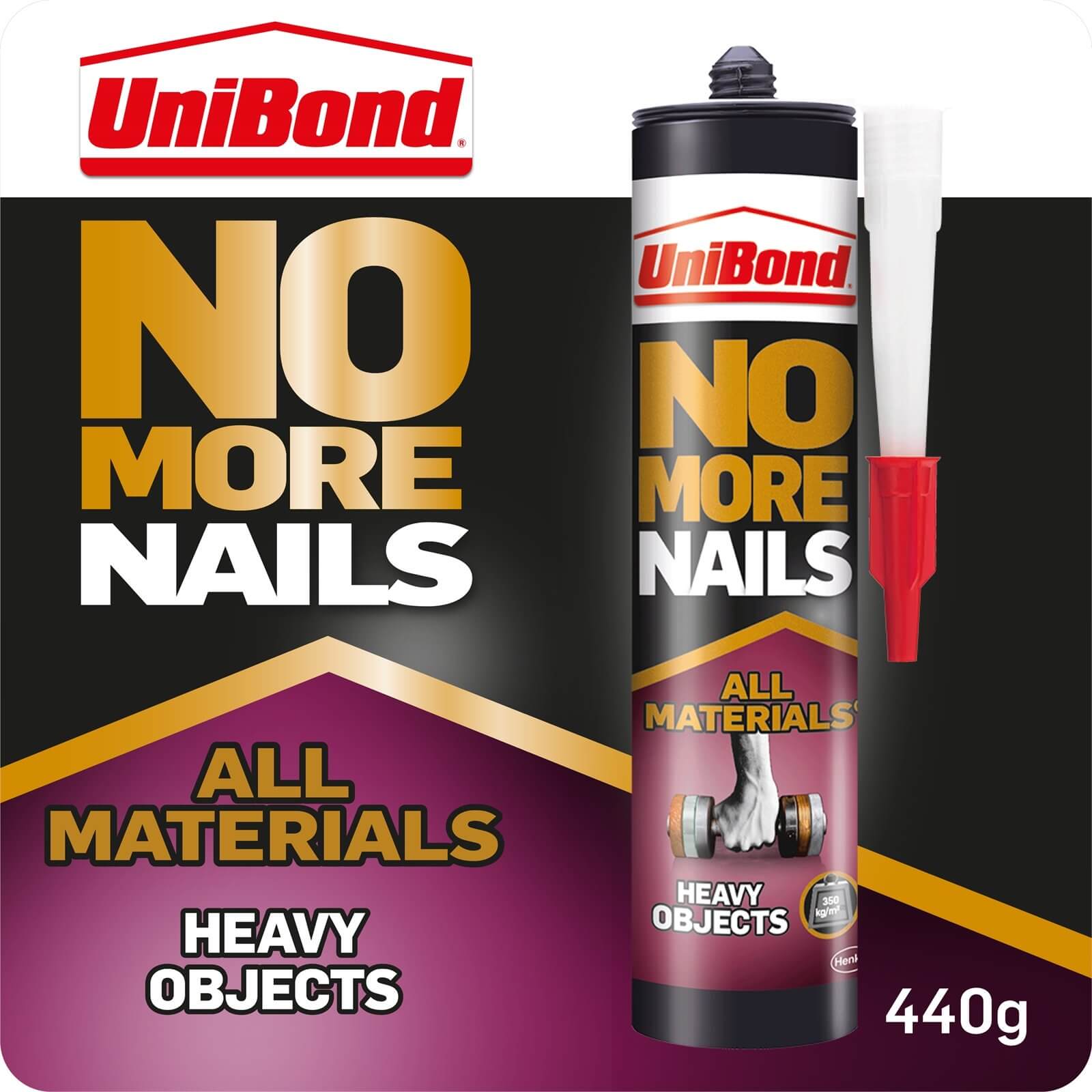 UniBond No More Nails All Materials Heavy Objects - 440g Cartridge | Compare The Build