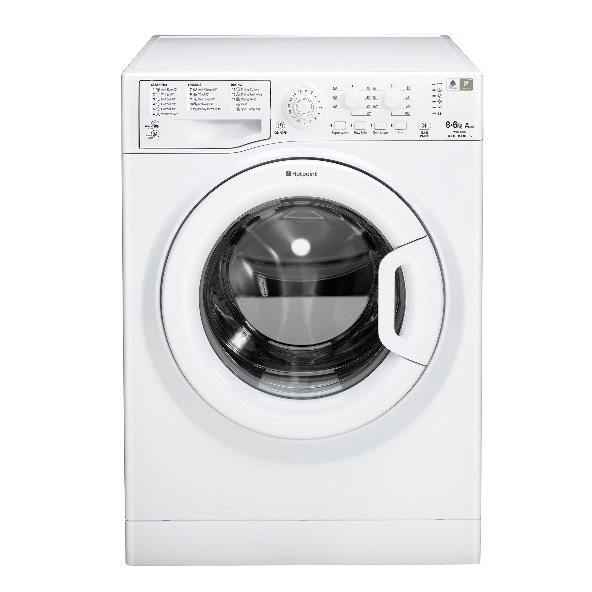 Hotpoint Wdal8640Puk White Freestanding Washer Dryer Price Comparisons | Compare The Build