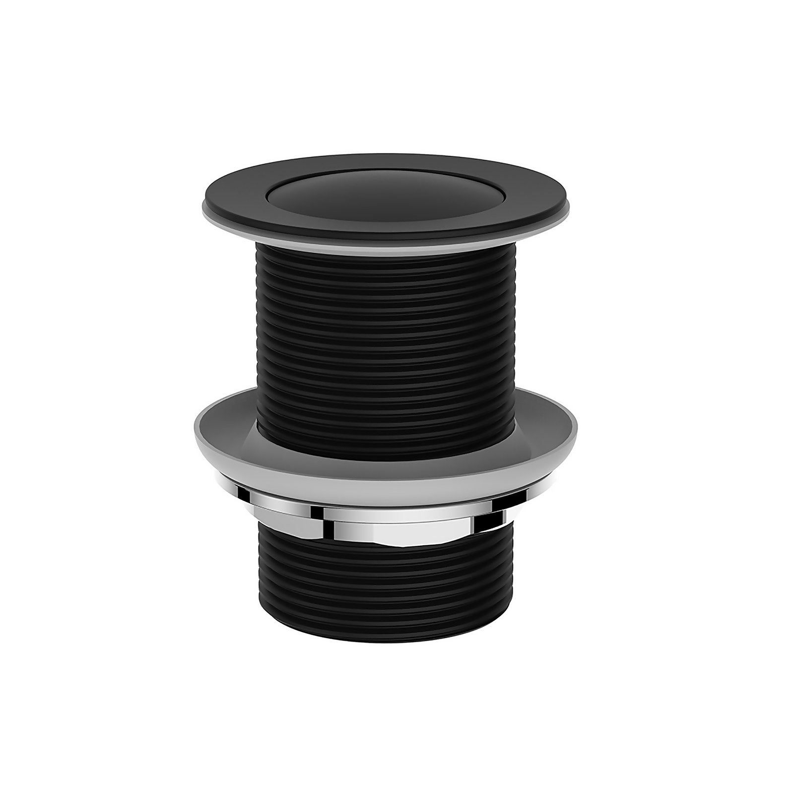 Bathstore Aero Unslotted Click Clack Bath Waste - Matt Black Price Comparisons | Compare The Build