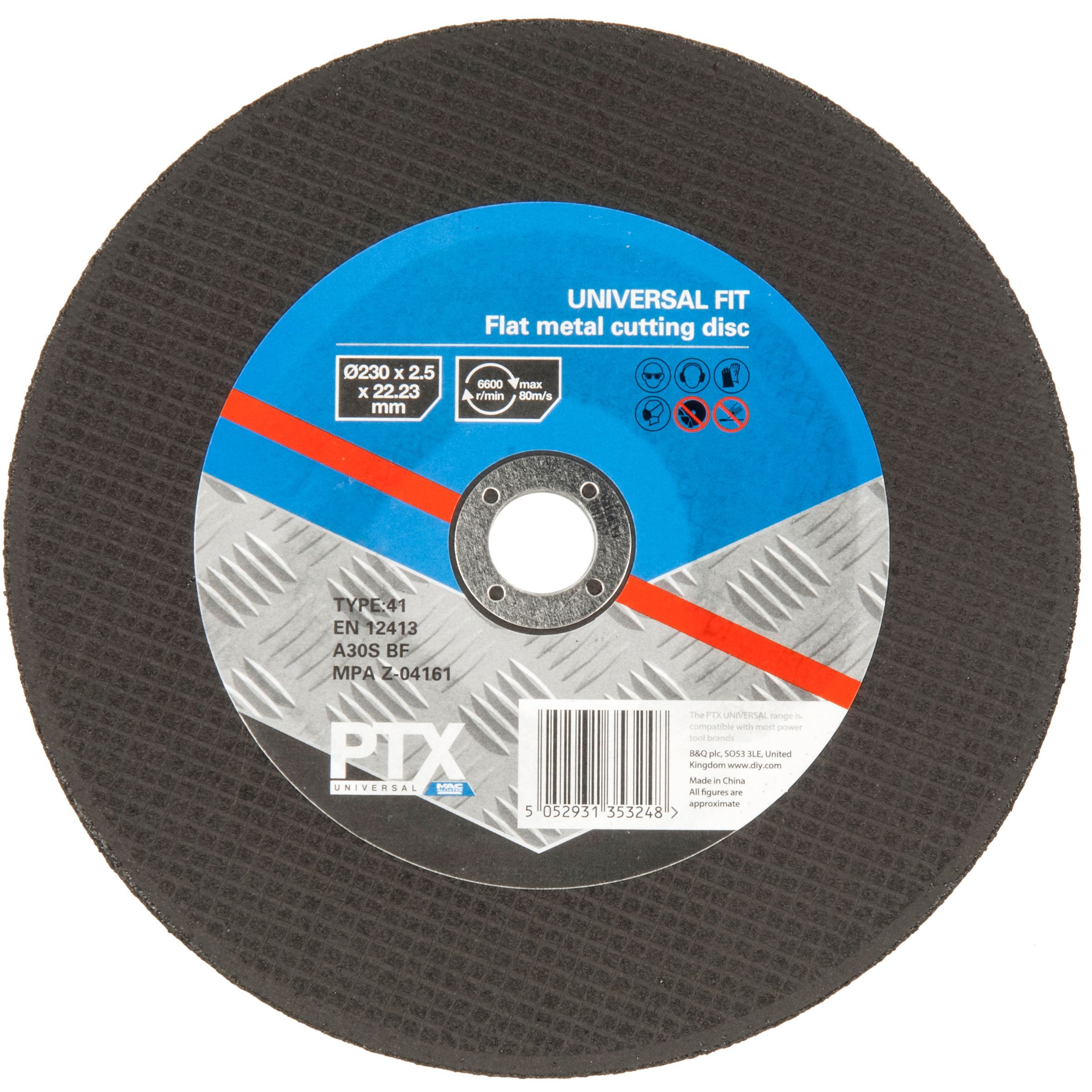 Ptx (Dia)230mm Flat Metal Cutting Disc Price Comparisons | Compare The Build